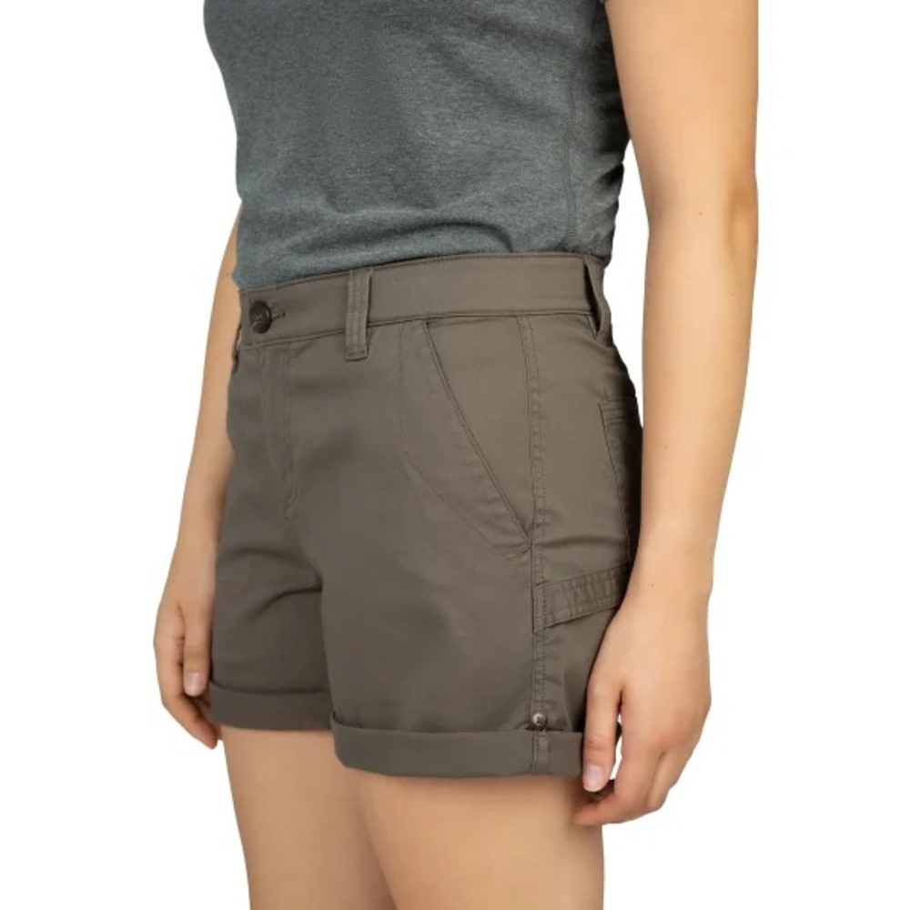Boston TradersWomen's Casual Roll-Up Shorts, Falcon Brown, Size 10